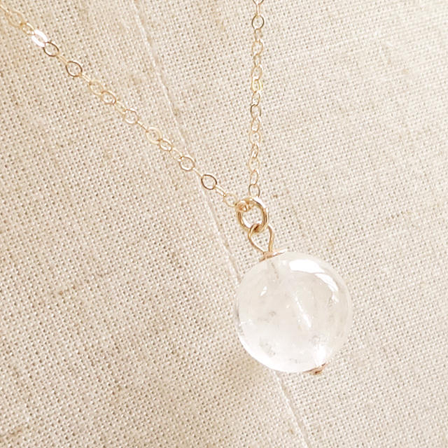 世界屈指の霊峰・ヒマラヤの力｜ヒマラヤ水晶（ガネーシュヒマール産・高品質）Simpleネックレス